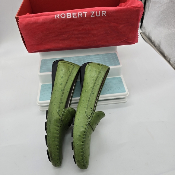 Robert Zur Petra True Glove Loafer Driving Moccasin 8.5 aaaa 4a  Kiwi - Picture 11 of 11